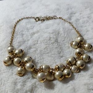 J.Crew Pearl and Gold Necklace